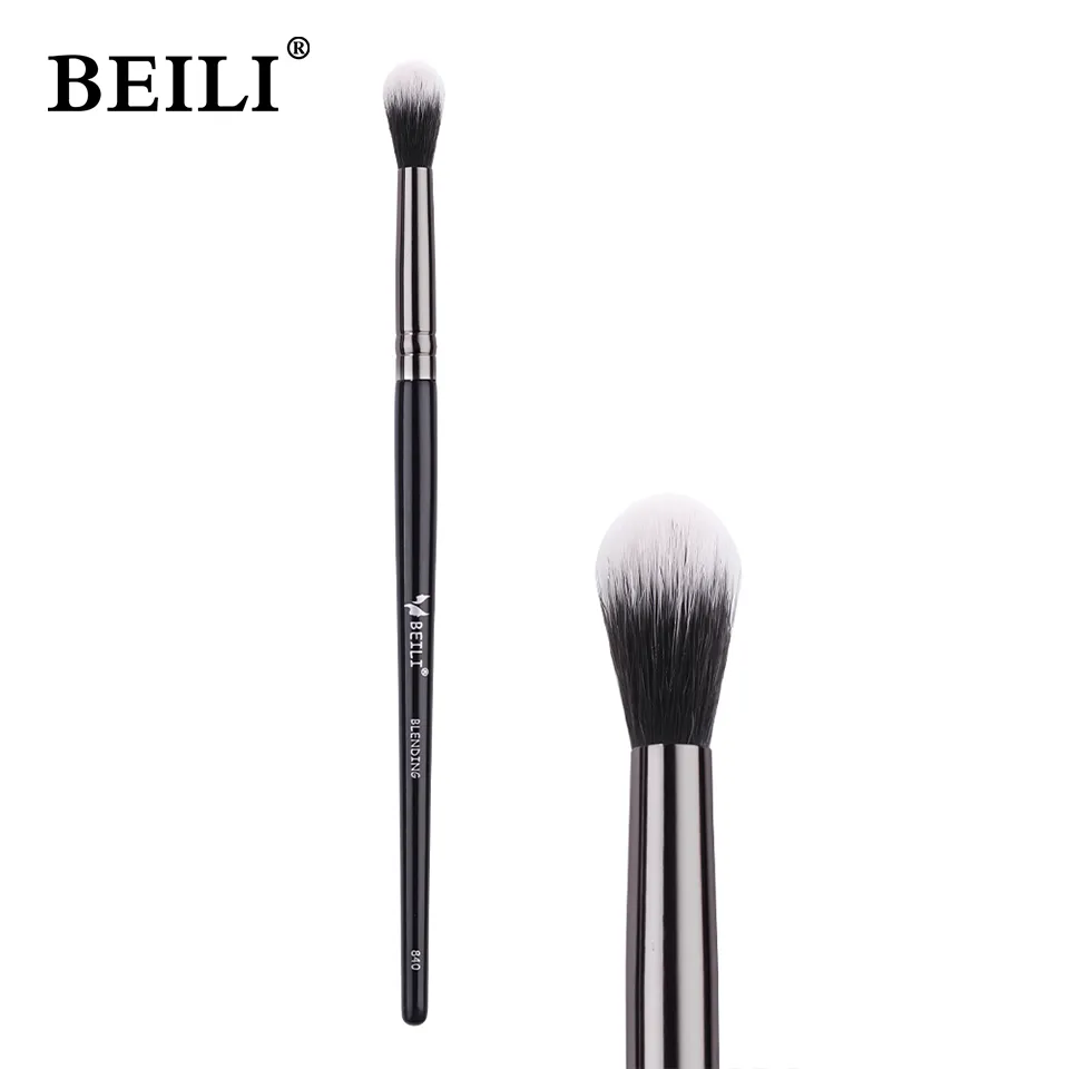 1/3pcs Professional Classic Natural Eye Makeup Brushes Set Eyeshadow Eyebrow Blending Smokey Black Beauty Make up Brushes — image 1