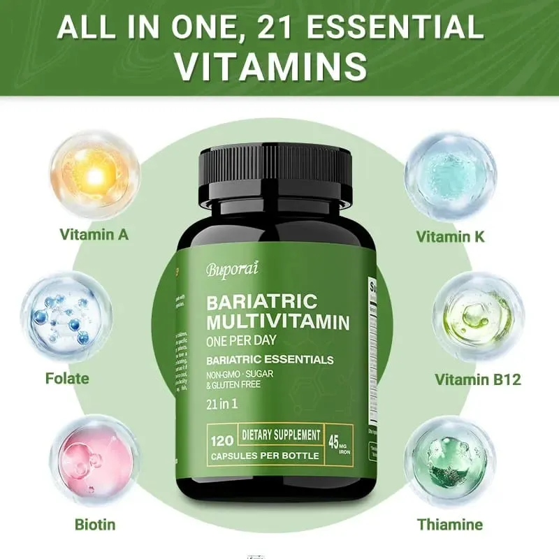 Bariatric multivitamintillskott - Innehåller 21 vitaminer och mineraler för att främja övergripande hälsa och bibehålla energinivåer — image 5