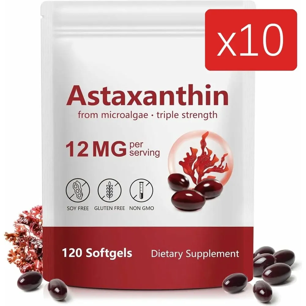 Astaxanthin 12mg Softgels Triple Strength Antioxidant Support for Skin Eye Joint & Immune Health – 120 Count 4‑Month Supply — image 13