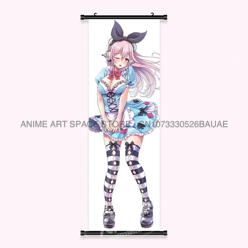 Video game Wall Artwork Canvas Scrolls Picture Anime Movie Role Poster Hanging Painting Print Home Decoration For SUPER SONICO — image 14