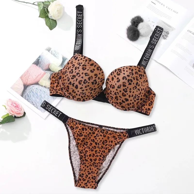 Victoria's Secret Sexy Lingerie Bra and Panty Set Push Up Classic Women's Lingerie Set Sexy Breathable Soft Versatile Shapewear — image 18