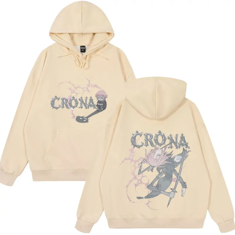 Japanese Anime Soul Eater Crona Funny Hoodies Men's Women Clothing Fashion Oversized Streetwear Casual Long Sleeve Fleece Wears — image 8