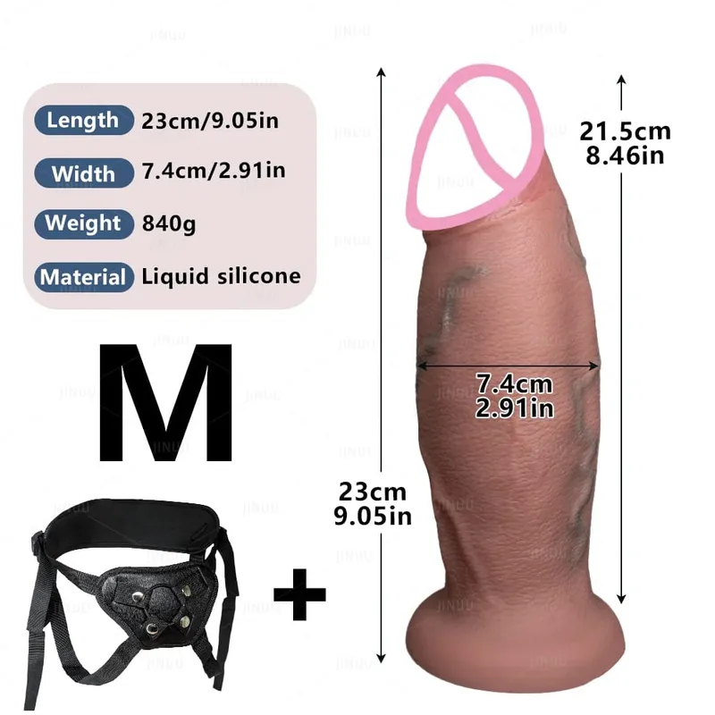 Τεράστια ρεαλιστική Dildo Fantasy Long πέους Big Dick Βεντούζα Dildos για γυναίκες Γίγαντα πρωκτικά παιχνίδια σεξ Dildo για γυναίκες Άντρες Gay — image 8
