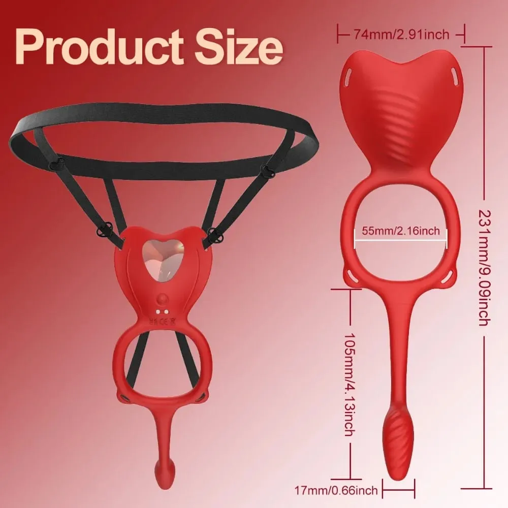 4-in-1 Wearable Vibrator 10-Frequency Vibration Penis Ring Clitoris Stimulator G-Spot Anal Massager Adult Sex Toys Masturbator — image 4