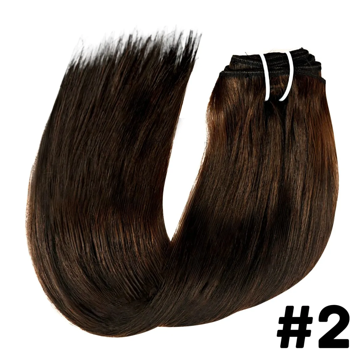 Clip Ins Straight Seamless Brazilian Human Hair Extensions 10A Brazilian Virgin Human Hair 8 Pcs Clip In Extensions 120G/Pack