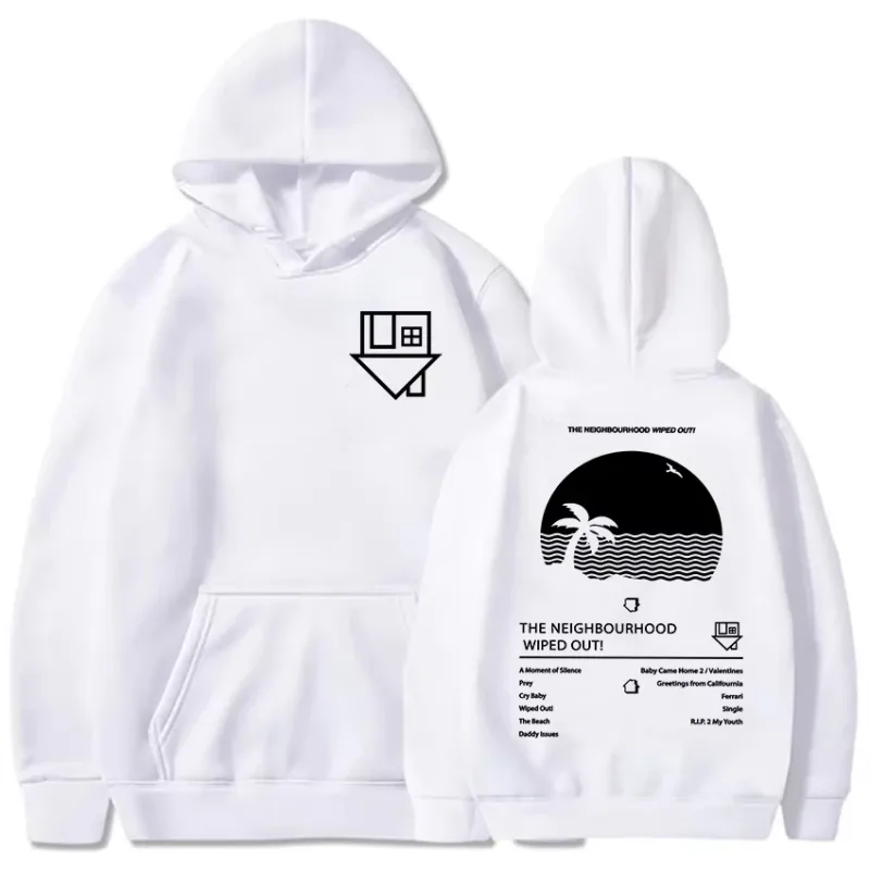 Album Wiped Out Printing Hoodies NBHD The Neighbourhood Band Sweatshirts LongSleeve Hooded Pullovers environmental protection — image 11