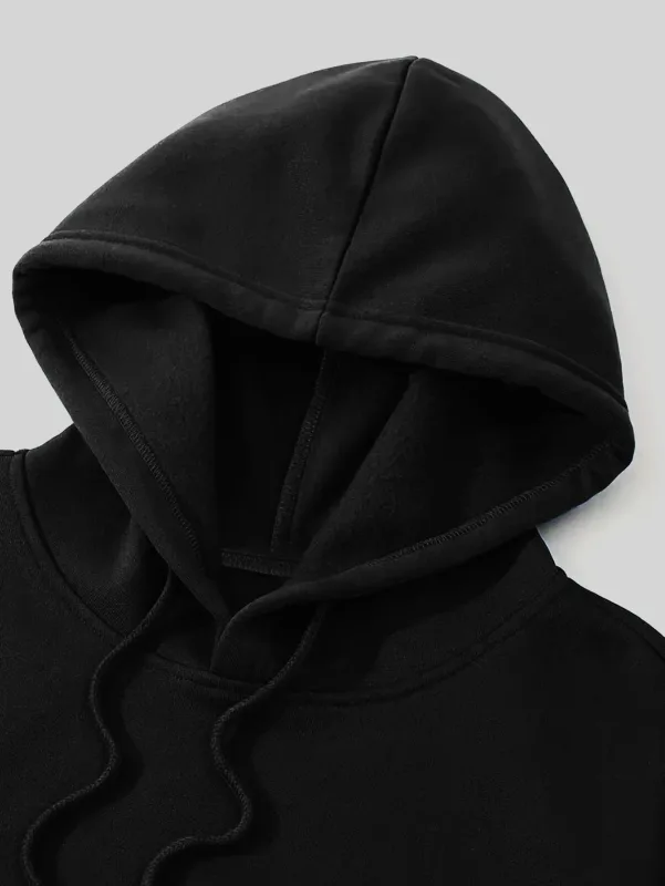 Men Celestial Mountain Back Print Hoodie Moon Star Vertical Line Art Graphic Hooded Sweatshirt Casual Outdoor Streetwear Kangaro