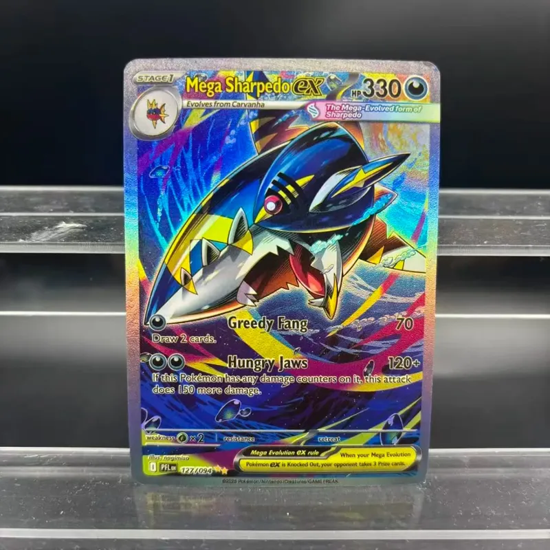 DIY Collection Cards Mega X ex Phantasmal Flames EN Self Made Single Card Classic Game Anime Card Gift Toy