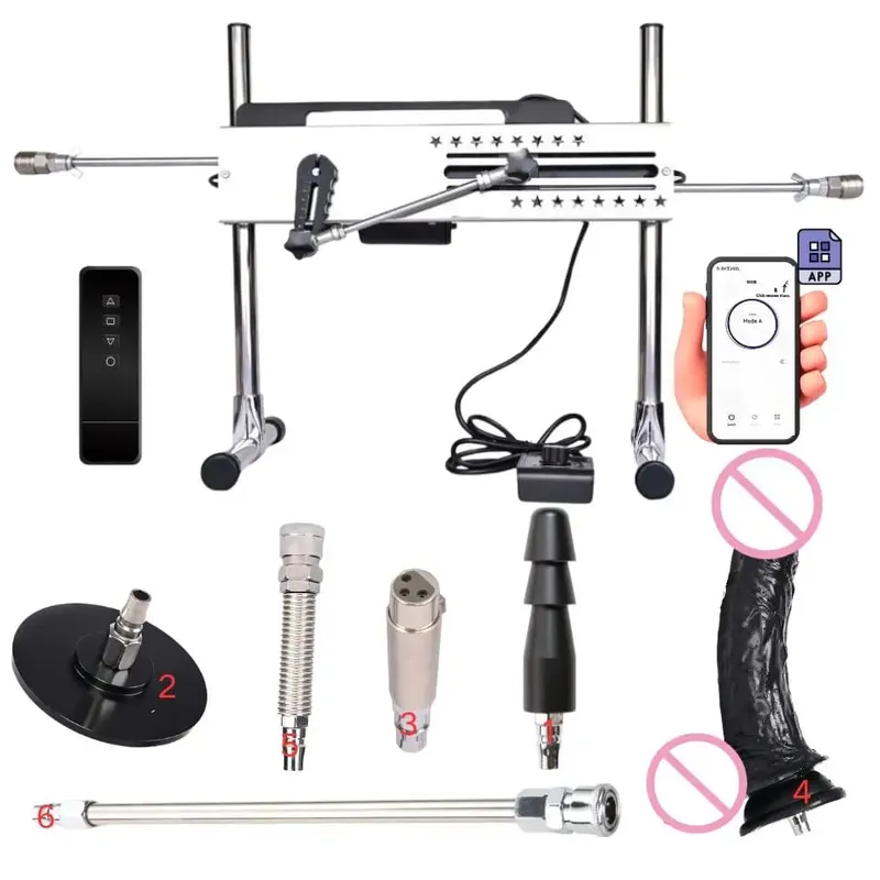 Rough Beast APP Control Makapangyarihang Sex Machine para sa Babae at Lalaki Masturbesyon Love Machine na may Dildo Toy Shop Penetration Sextoys — image 25