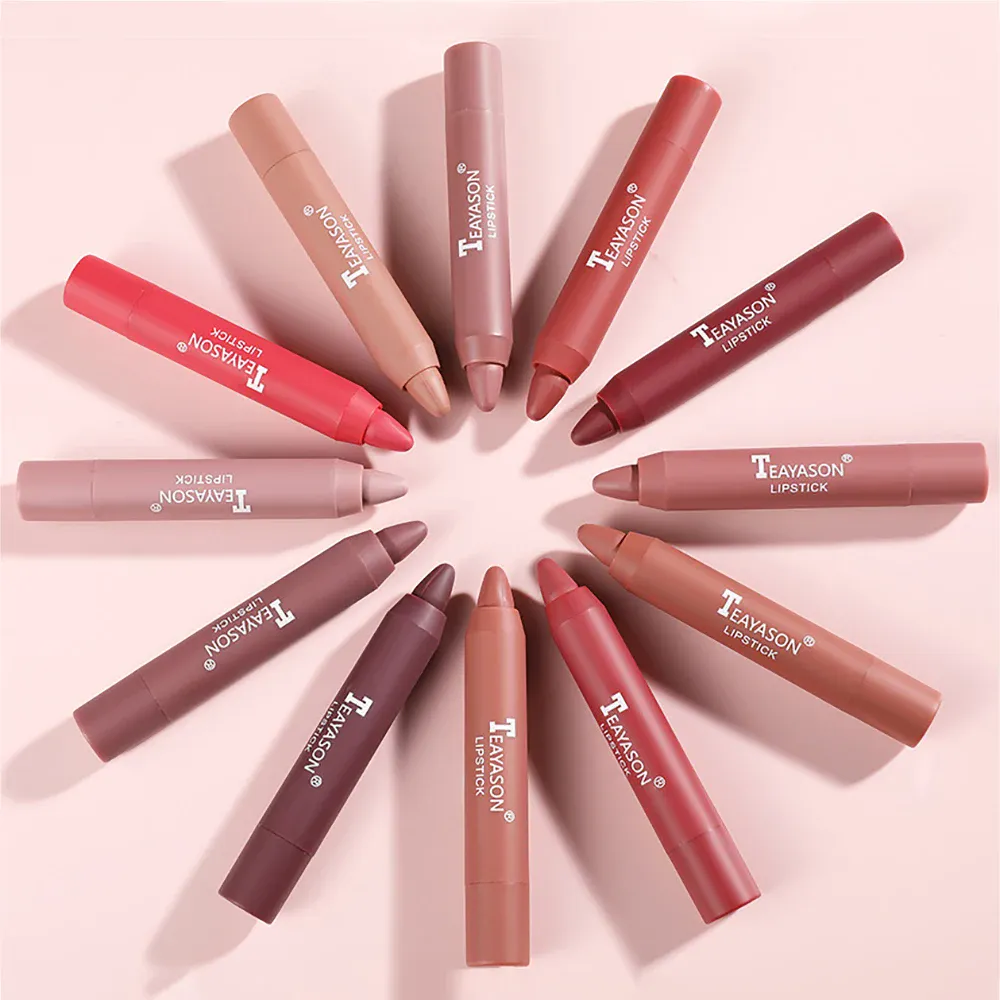 12 Colors Velvet Matte Lipsticks Pencil Waterproof Long Lasting Sexy Red Lip Stick on-Stick Cup Makeup Lip Tint Pen Cosmetic — image 6