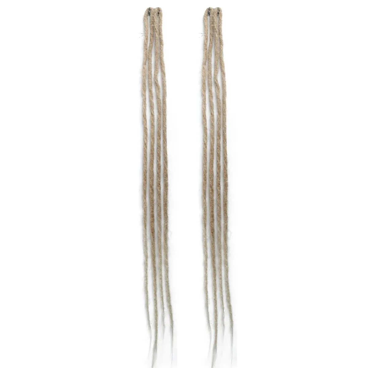 2Pcs Clip in Braid Hair Extensions Wig Synthetic Dreadlock Hair Pieces Bohemian Hair Accessories For Women Daily/Party Use — image 10