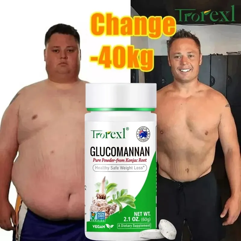 100PCS Glucomannan Powder Pagbaba ng Timbang| Vegan at Vegetarian | Non-GMO Gluten Free — image 2