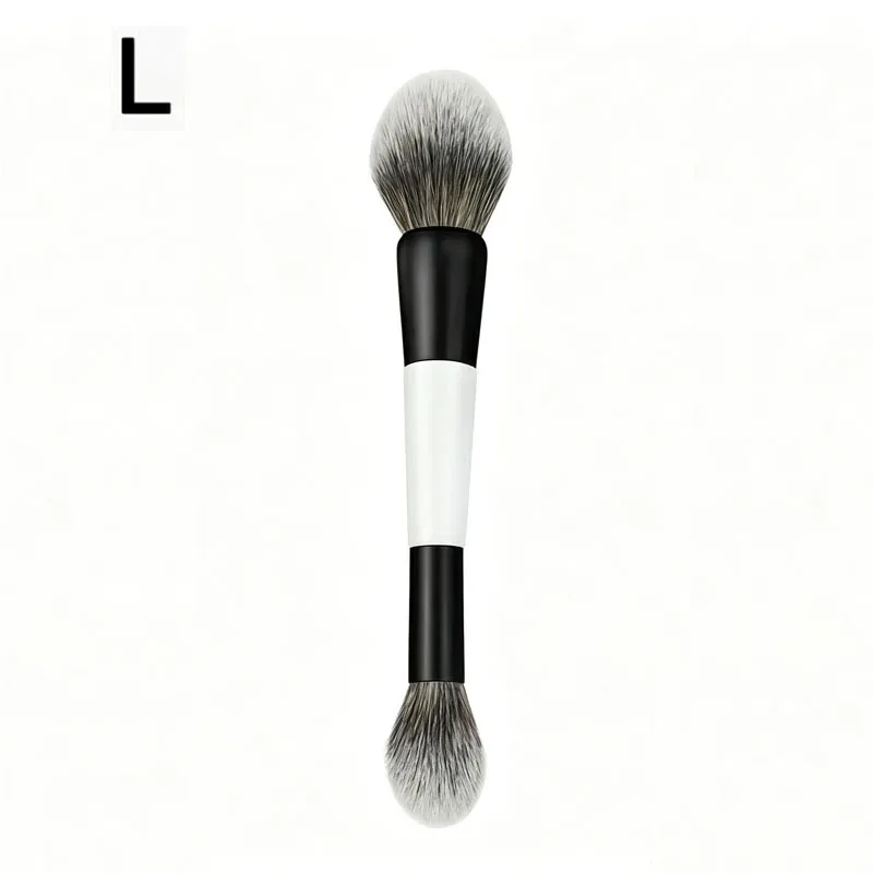 Multifunctional Make Up Brush Double Ended Angled Foundation Makeup Brushes Blush Make Up Brush Wood Handle Cosmetic Tool HZS35 — image 11