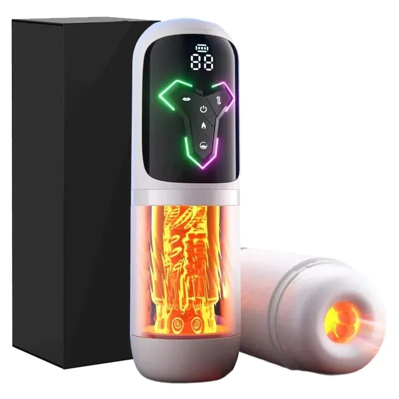 Masturbador masculino de sucção telescópica, equipamento de masturbação vaginal, brinquedos sexuais para homens, produtos para adultos, pistão, mastubador automático — image 8