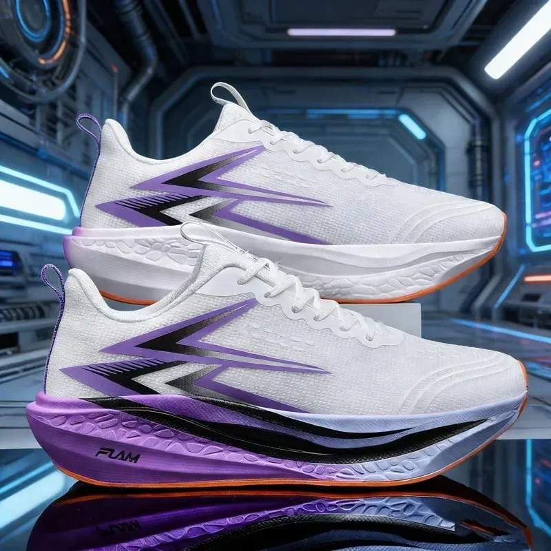 Men Women Carbon Plate Marathon Running Shoes Breathable Lightweight Non-Slip Racing Training Sports Athletic Sneakers — image 13