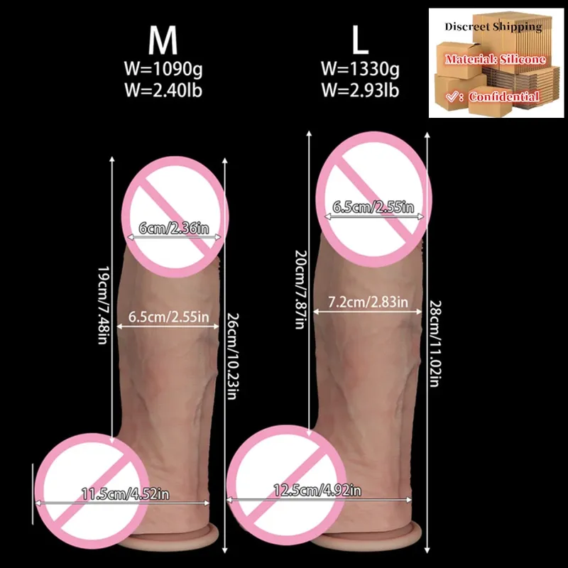 NEW Sex Toys Realistic Soft Silicone Big Dildo Penis G-spot Vaginal Masturbation Suction Cup Dick BDSM Woman Anal Sex Toys 성인용품 — image 11