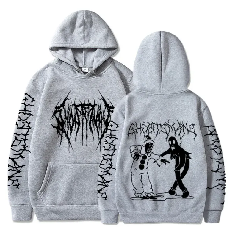 Ghostemane Double Sided Print Hoodie Men's Fashion Hip Hop Metal Rock Hoodies Gothic Oversized Sweatshirt Tracksuit Streetwear — image 16