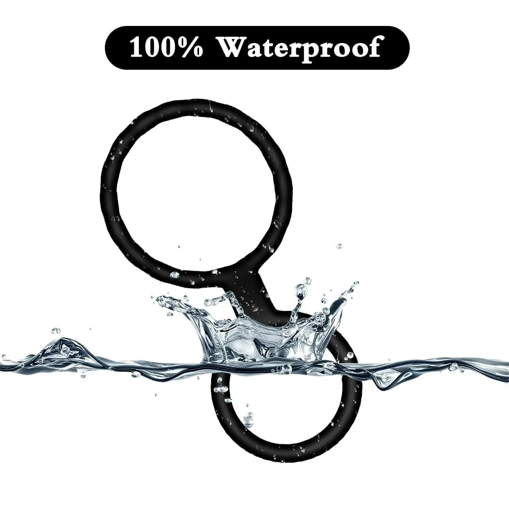 Male Penis Ring Silicone Cock Ring Lock Delay Ejaculation Thick Cockring Ball Stretcher nillo pene Sex Toys For Men penisring — image 5