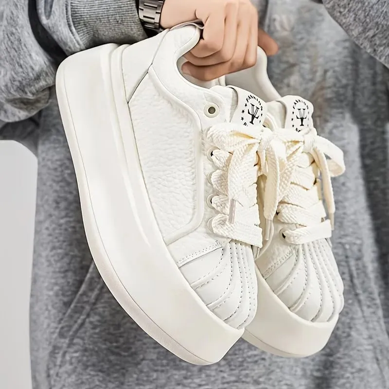 New Men'S Thick-Soled Height-Increasing Comfortable Lightweight Versatile Shoes Trendy And Minimalist Casual Sports Footwear — image 2