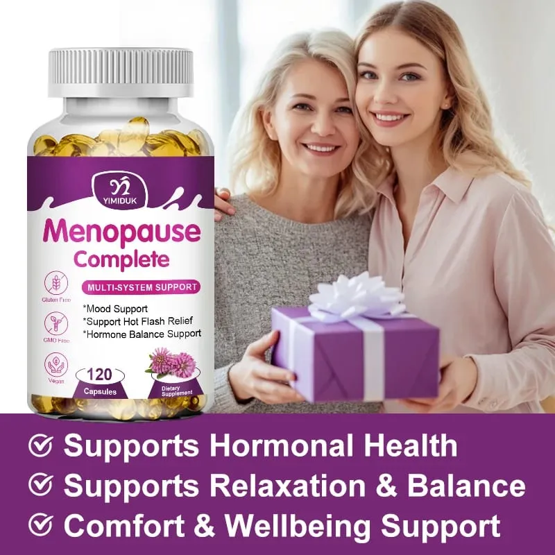 Advanced Menopause Complete Capsules Support Soothes Joint Discomfort Heart Health & Cognitive Function GMP Certified Vegan — image 6