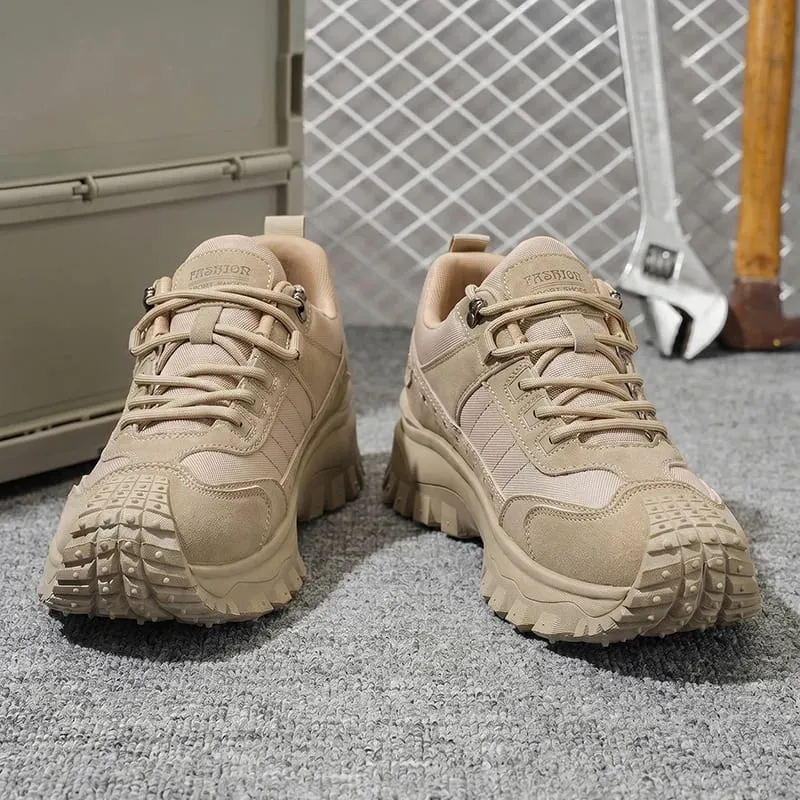 Autumn New High-Top Plus Size Casual Sports Shoes Outdoor Hiking Boots Comfortable Thick Sole Lightweight Casual Walking Shoes Suitable for All-Season Daily Outdoor Activities Walking And Travel Mountaineering Camping Gear — image 9