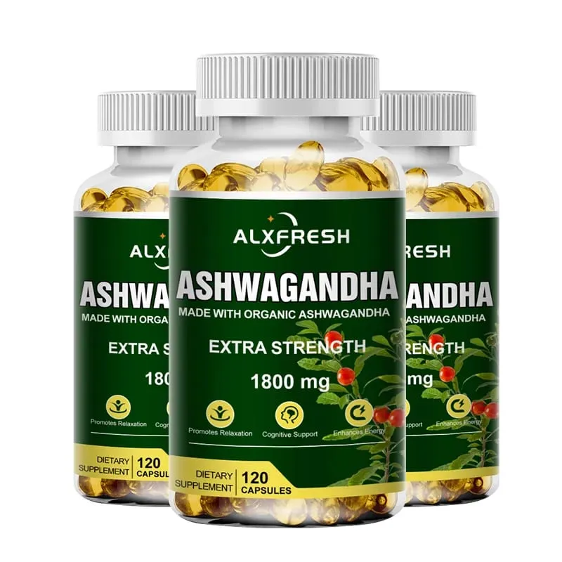 Original Ashwagandha Capsules High Potency Root Extract for Stress & Vitality Balance Hormones — image 8