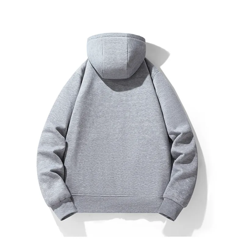 USB Heating Luvtröjor Herr Vinter Eluppvärmda Luvtröjor Jackor Uppvärmd Zipper Hoodie Infraröd 5 Värmeområden Jacka Svart Grå — image 16