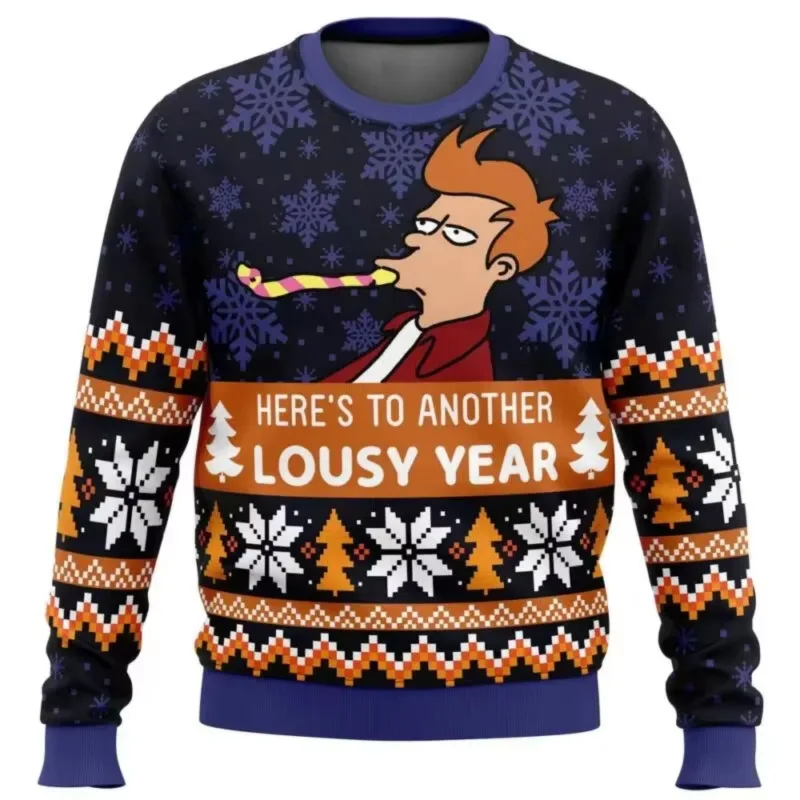 Bagong 2026 Maligayang Pasko Santa Claus 3D Printed Christmas Sweater Holiday Maligayang Pasko Autumn Round Neck Pullover Sweatshirt — image 7
