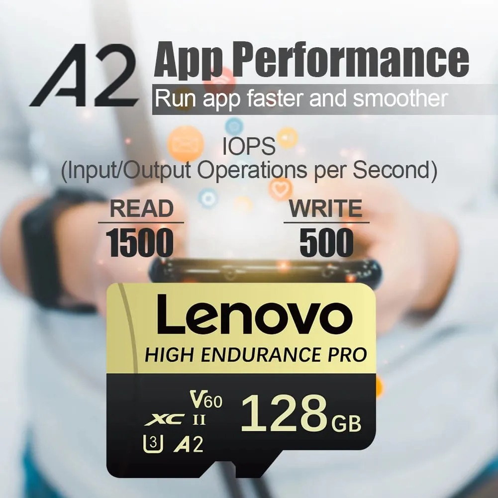 Lenovo High Speed Class 10 Mini SD Memory Card 256GB Micro TF Card for Smartphone - 32GB 64GB 128GB 256GB 512GB Options Availabl — image 4