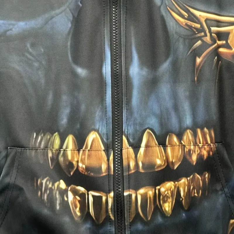 Primavera e outono moletom com capuz masculino 3d impressão digital série tigre zip up hoodies moda moletom personalizado para homem — image 3