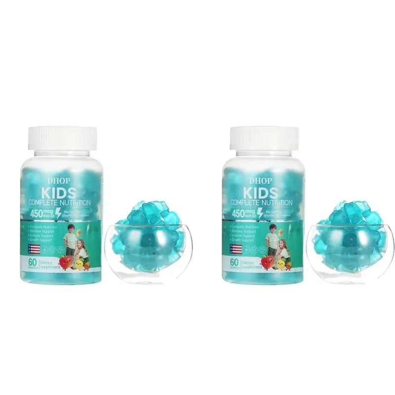 Kids Complete Nutrition Gummies with Vitamin D3 Zinc and Iodine for Immune Support and Growth Support Daily 60 Gummies — image 8