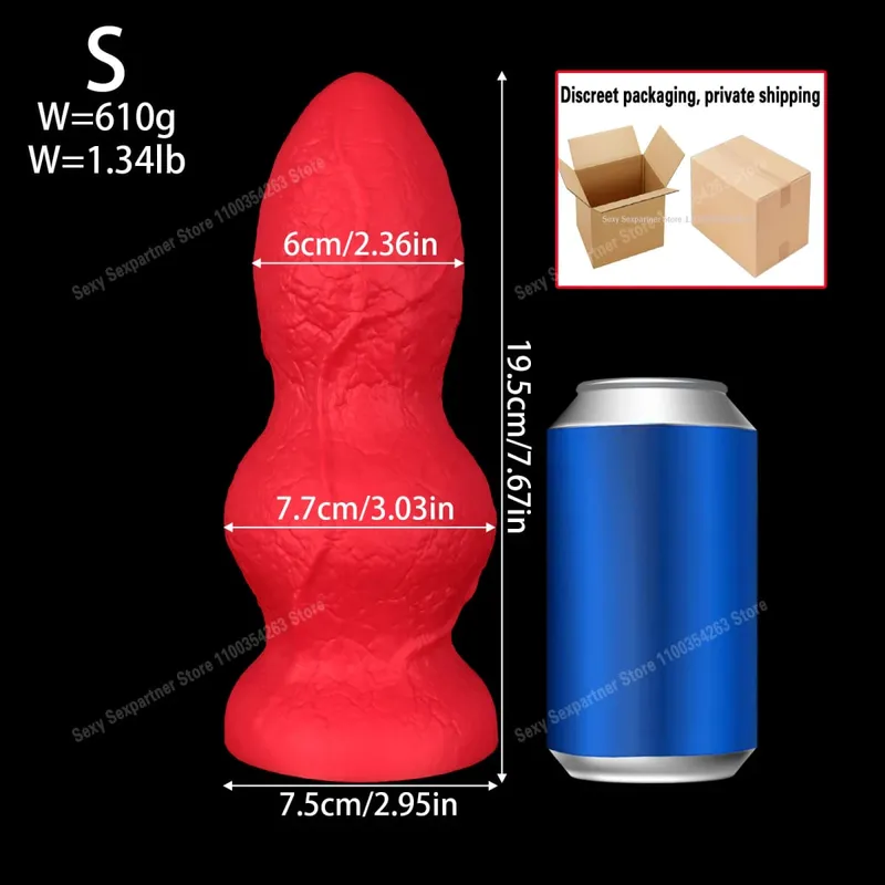 New Super Long Anal Plug Huge Large Anal Dildo Butt Plug Big Anal Dilator Silicone Soft Suction Cup Gay Sex Toys for Women Men18 — image 7
