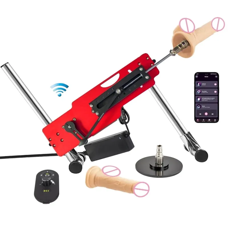 2026 New Mute APP Control Sex Machine for Sex Life Love Machine with Vac-u-Lock Dildo Attachments Adult Sex Toy 120W