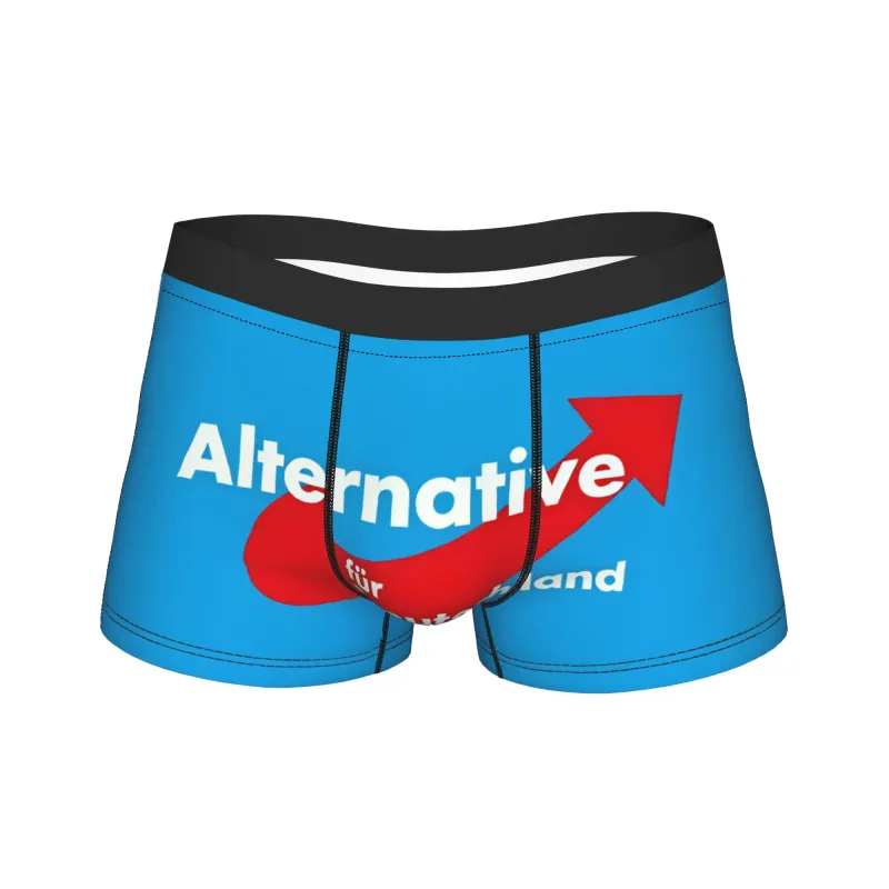 Alternativa afd alemanha shorts cuecas de alta qualidade homem novidade boxershorts impressão plus size calcinha