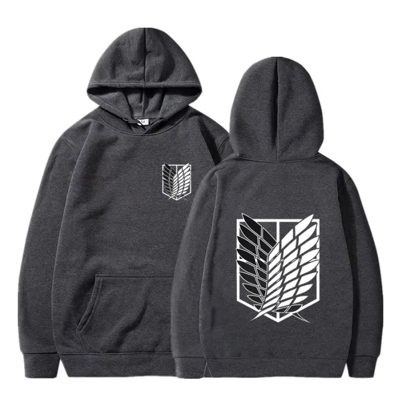 2026 Attack on Titan Men's Hoodie Anime Hoodies Men and Women Streetwear Pullover Harajuku Shingeki No Kyojin Hoodies Sweatshirt — image 17