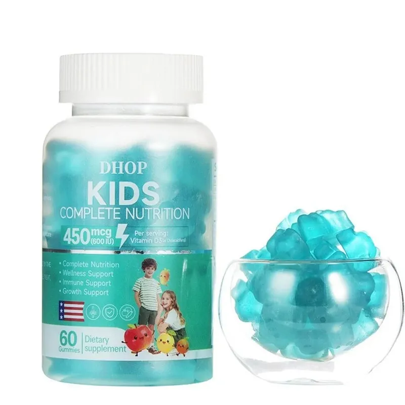 Kids Complete Nutrition Gummies with Vitamin D3 Zinc and Iodine for Immune Support and Growth Support Daily 60 Gummies