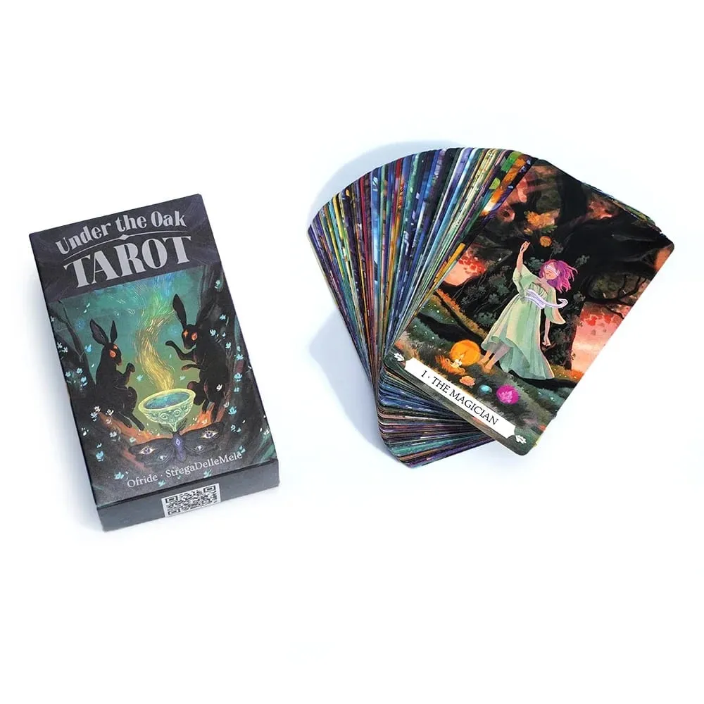Under The Oak 78pcs Tarot Cards Tarot Deck Unique Divination Board Playing Game Combining Fact & Fiction for Insightful Readings — image 4