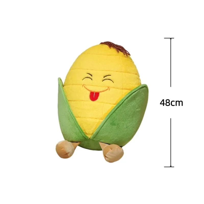 Corn Fries Chicken Leg Throw Pillow Simulation Food Plush Sofa Cushion Adorably Room Decor Toy Accompany Sleep Toy Creative Gift — image 16