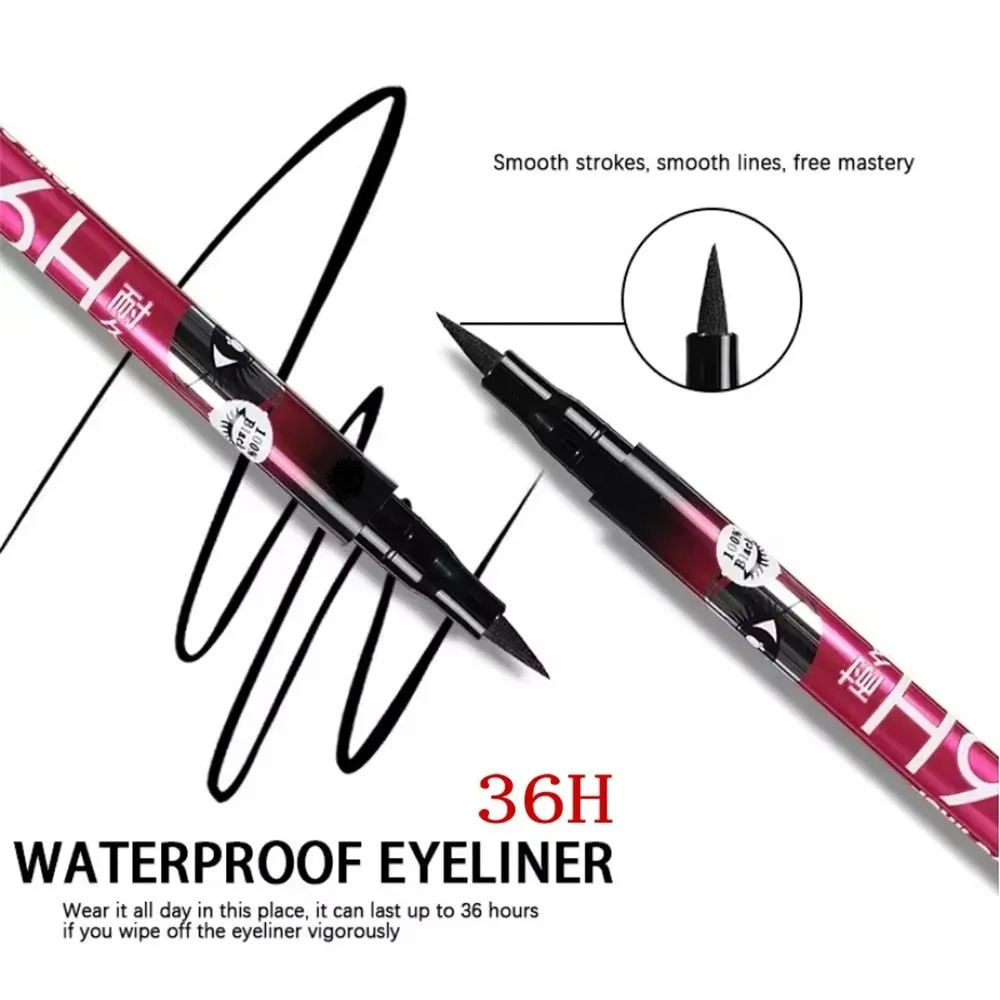 1/3/5pcs Makinis na Itim na Liquid Eyeliner Pen Ultra-fine Pen Tip 36H Eye Liner Pencil Hindi tinatablan ng tubig na Pangmatagalang Beginner Make-up — image 7