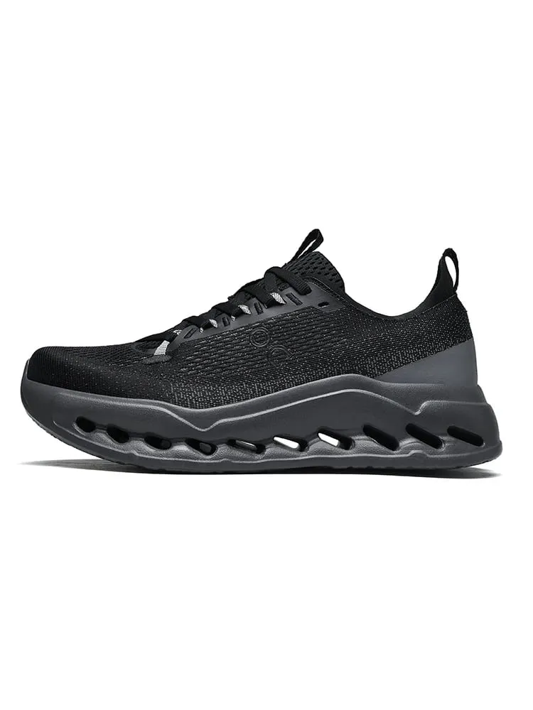 Men's Running Shoes Breathable Mesh Shock Absorption Hollow Out Sole Lightweight Sports Sneakers Non-slip Walking Shoes