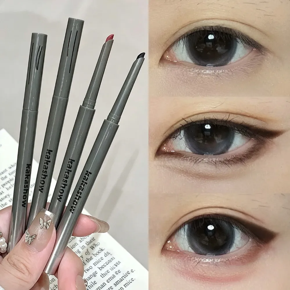 Kakashow Glue Eyeliner Sleeping Silk Brush Natural Color Long-lasting Eye Makeup Waterproof Aegyo Sal Brighten Easy Apply Makeup