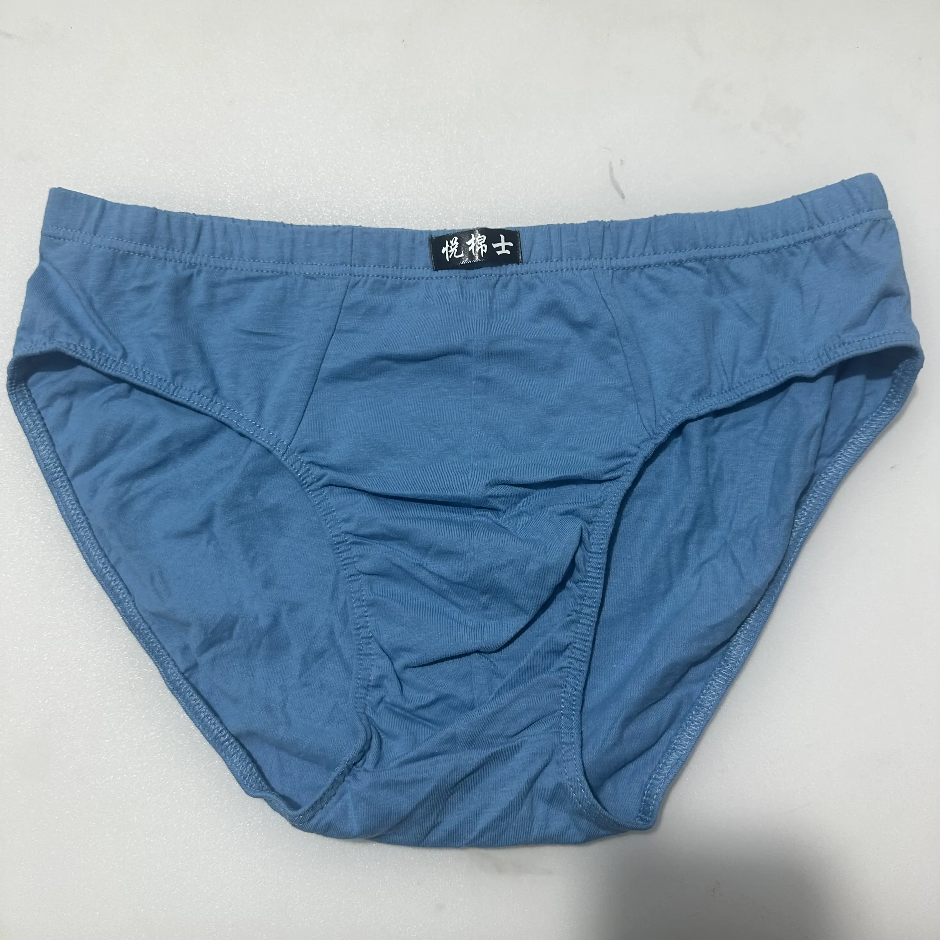 5Pcs/Lot 100% Cotton Underpants Para sa Panlalaki Brief Panlalaking Panloob na Knickers Panties Panty Shorts Sexy Undies XL 2XL 3XL 4XL 5XL 6XL — image 6