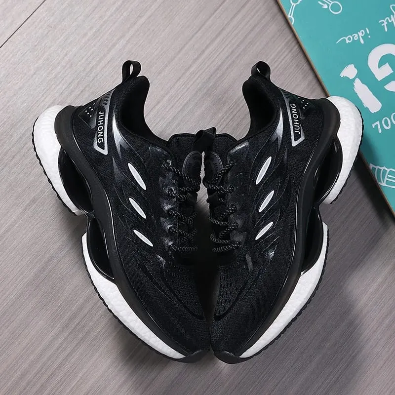 Men Lightweight Running Shoes Breathable Cushion Sport Sneakers Non‑Slip Woman Athletic Training Jogging Walking Tennis Shoes