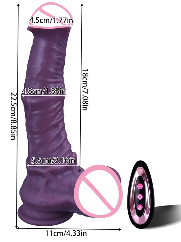 Big Telescopic Dildo Sex Toy Vibrator Dildo Remote Control Thrusting Vibration Penis Monster Dildos Vagina Anal G Spot Massager — image 10