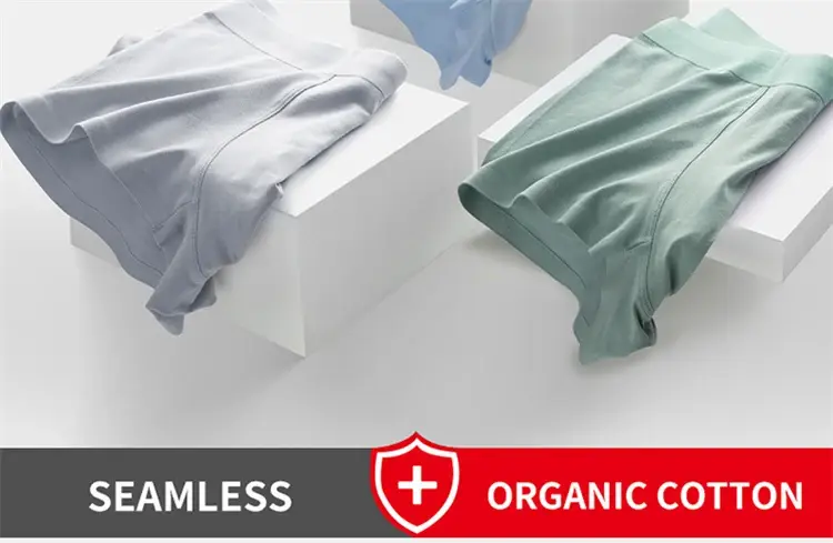 Miiow 4 pçs conjunto de calcinha masculina de algodão malha respirável cuecas masculinas grafeno roupa interior antibacteriana para homem cuecas boxer L-5XL — image 14