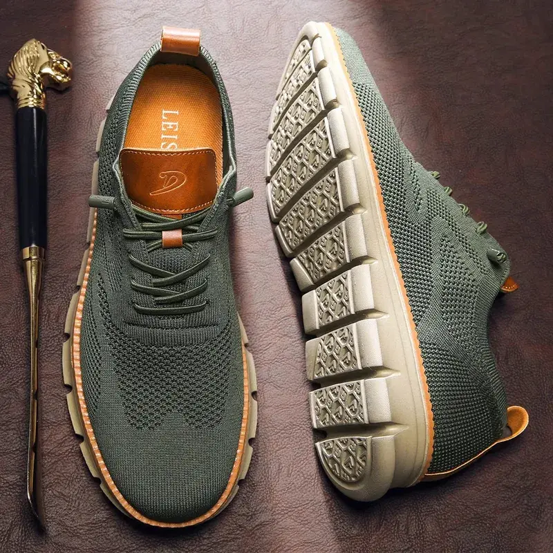 Stylish Oxfords Fashion Formal Business Urban Breathable Shoes for Male Non Slip Dress Sneakers for Man Men Casual Shoes Breeze — image 8