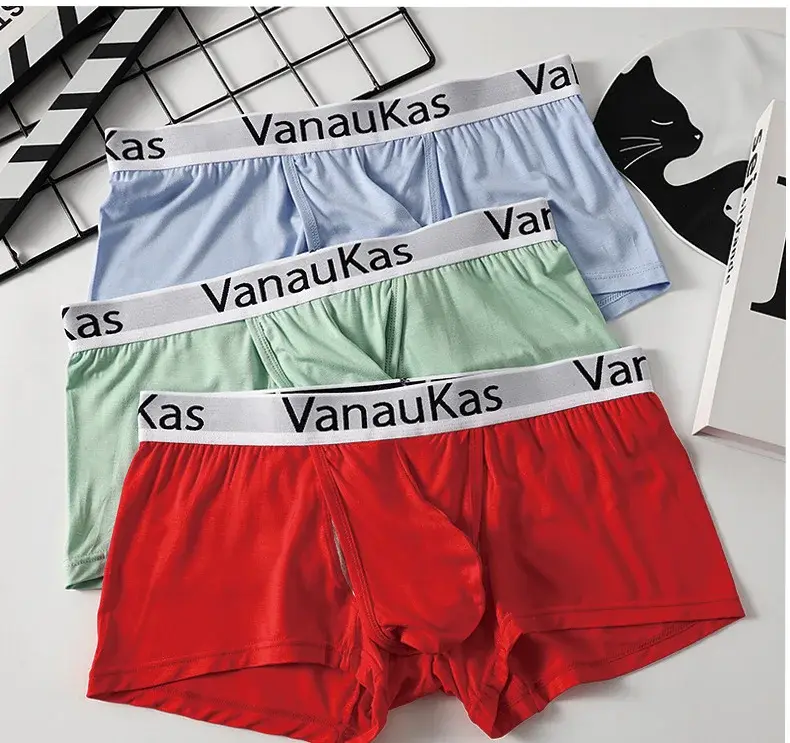 Cueca boxer separada frontal de sile masculina, bolsa dupla respirável, roupa íntima para meninos jovens, pós-circuncisão, fase de recuperação — image 9