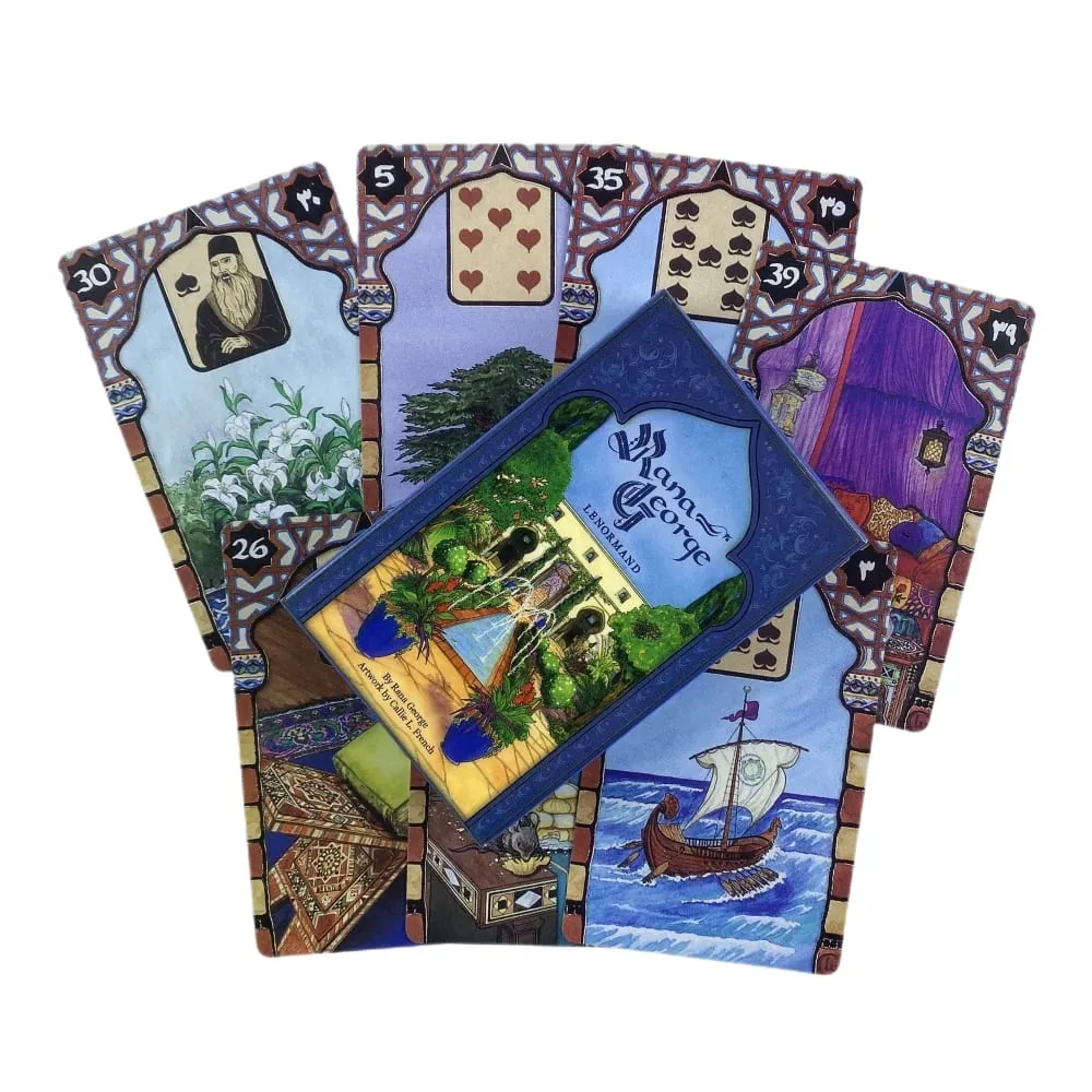 Rana George Lenormand Oracle Cards Board Game Oracle Tarot Cards Party Divination Poker — image 1