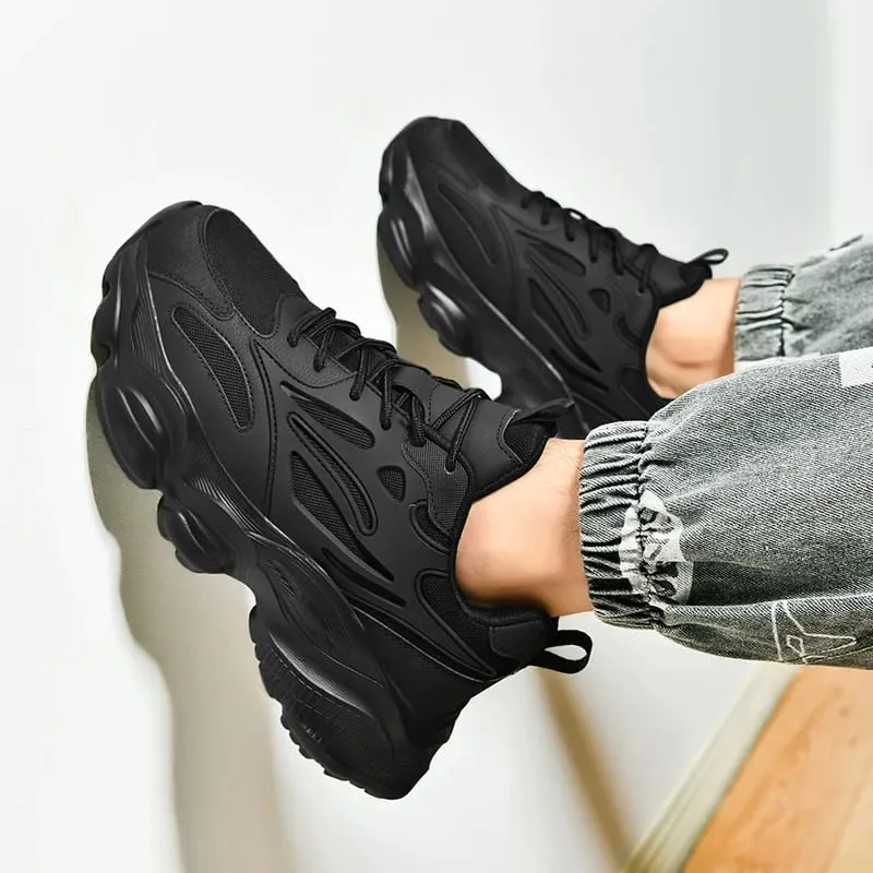 High Quality Sport Walking Sneakers For Men Large Size 48 Athletic Men's Sneakers Black Platform Casual Basletball Running Shoes