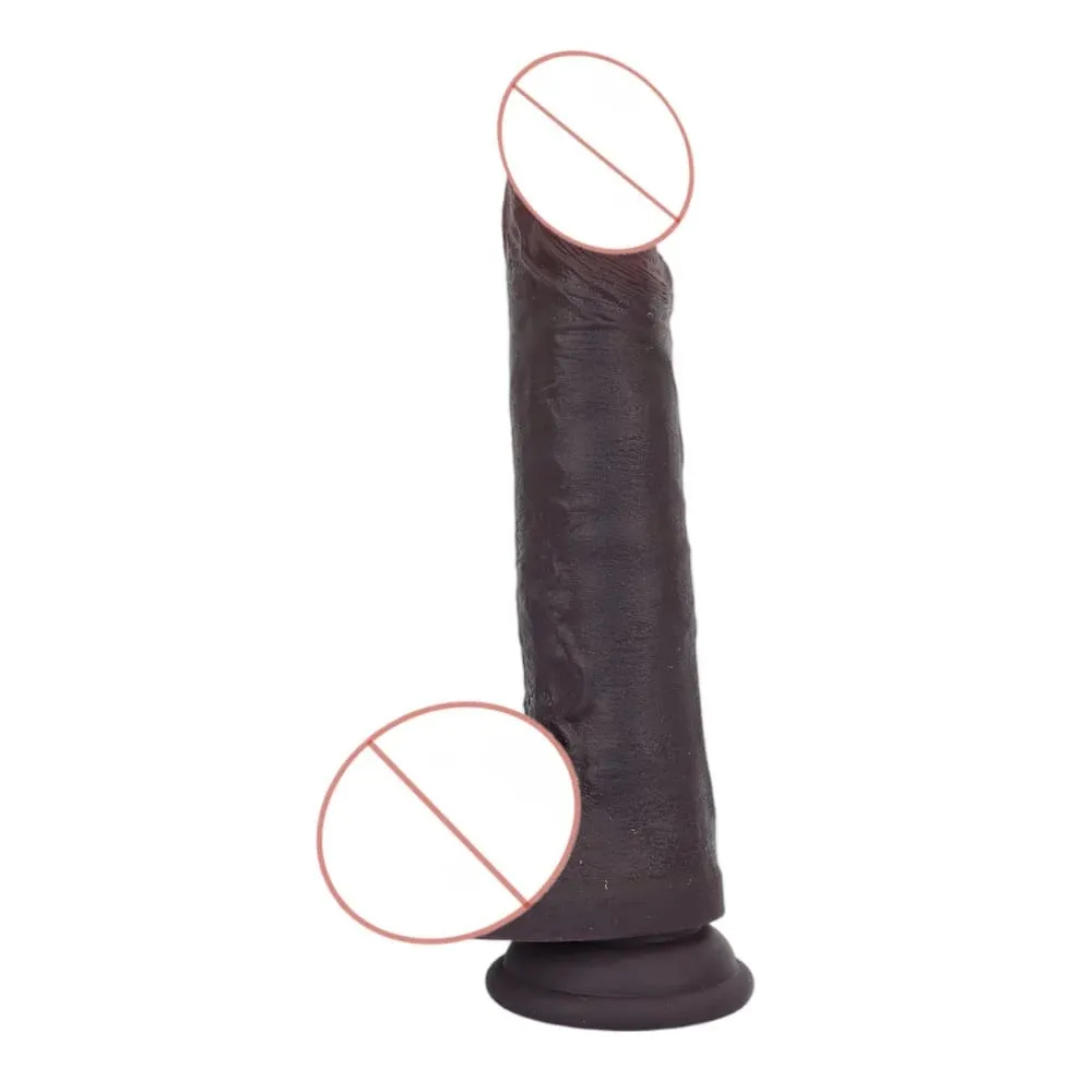 Silicone realista vibrador macio prazer pênis masturbador fantasia massageador de próstata vaginal dilatador anal brinquedos sexuais adultos para mulher — image 5